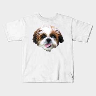 Shih Tzu Puppy Dog Kids T-Shirt